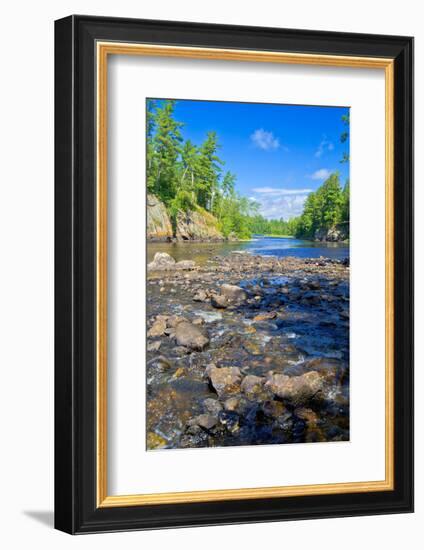 Pipestone Falls, Bwcaw, Minnesota-Steven Gaertner-Framed Photographic Print