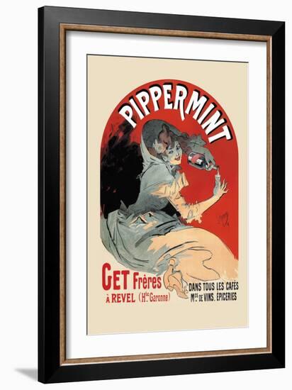 Pippermint-Jules Ch?ret-Framed Art Print