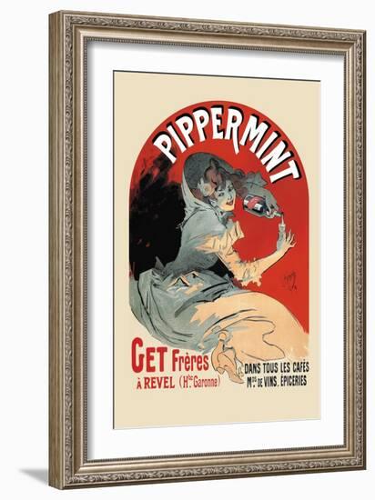 Pippermint-Jules Chéret-Framed Art Print