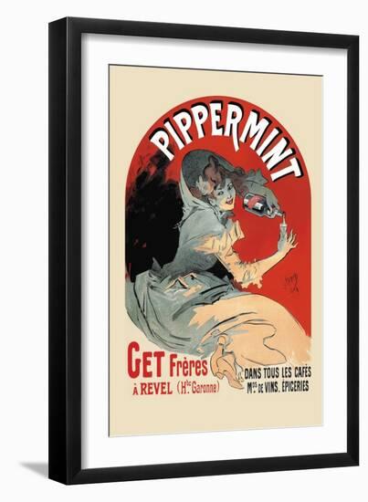 Pippermint-Jules Chéret-Framed Art Print