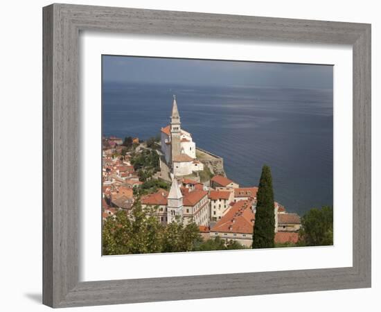 Piran, Istria, Adriatic Coast, Slovenia, Europe-Angelo Cavalli-Framed Photographic Print