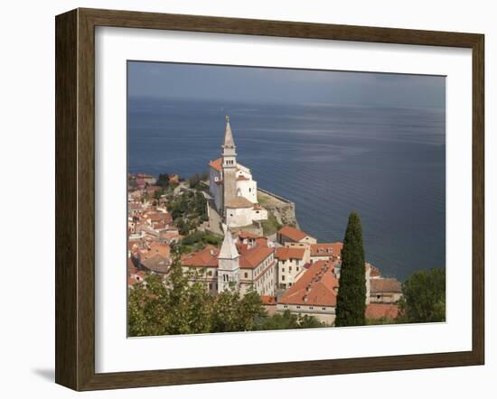 Piran, Istria, Adriatic Coast, Slovenia, Europe-Angelo Cavalli-Framed Photographic Print