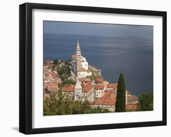 Piran, Istria, Adriatic Coast, Slovenia, Europe-Angelo Cavalli-Framed Photographic Print