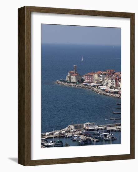 Piran, Istria, Adriatic Coast, Slovenia, Europe-Angelo Cavalli-Framed Photographic Print