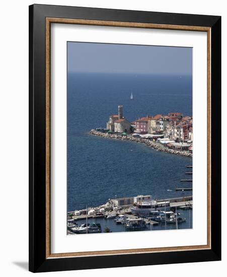 Piran, Istria, Adriatic Coast, Slovenia, Europe-Angelo Cavalli-Framed Photographic Print