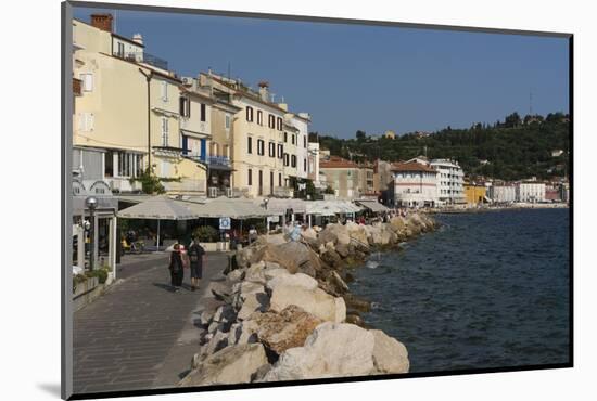 Piran waterfront, Slovenia, Europe-Sergio Pitamitz-Mounted Photographic Print