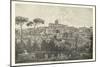 Piranesi View of Rome I natural-Giovanni Battista Piranesi-Mounted Art Print