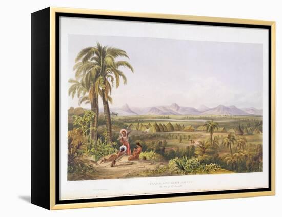 Pirara and Lake Amucu, the Site of El Dorado, from "Views in the Interior of Guiana"-Charles Bentley-Framed Premier Image Canvas