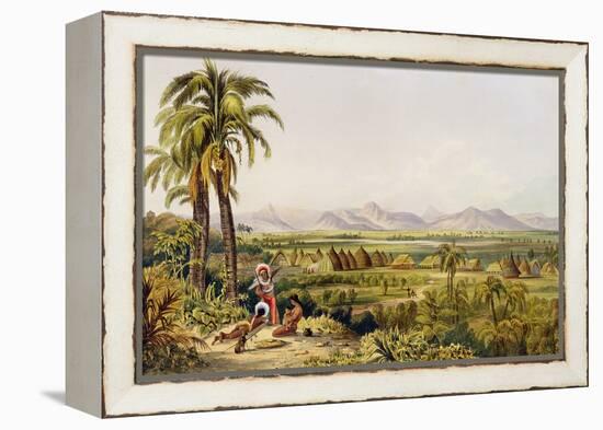 Pirara and Lake Amucu, the Site of Eldorado, Printed by Georges Barnard-Charles Bentley-Framed Premier Image Canvas