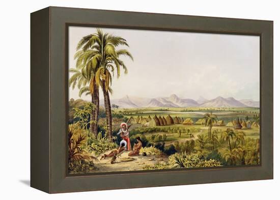 Pirara and Lake Amucu, the Site of Eldorado, Printed by Georges Barnard-Charles Bentley-Framed Premier Image Canvas