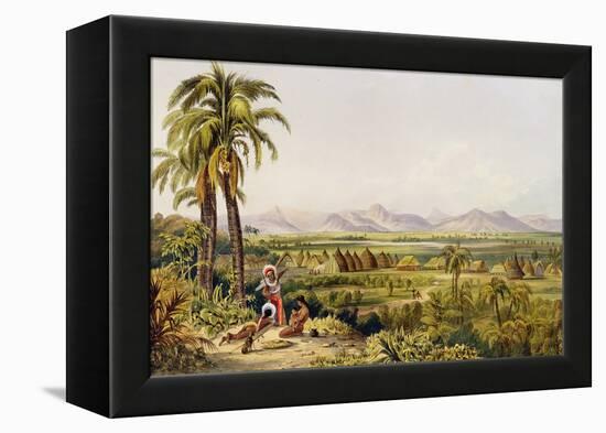 Pirara and Lake Amucu, the Site of Eldorado, Printed by Georges Barnard-Charles Bentley-Framed Premier Image Canvas