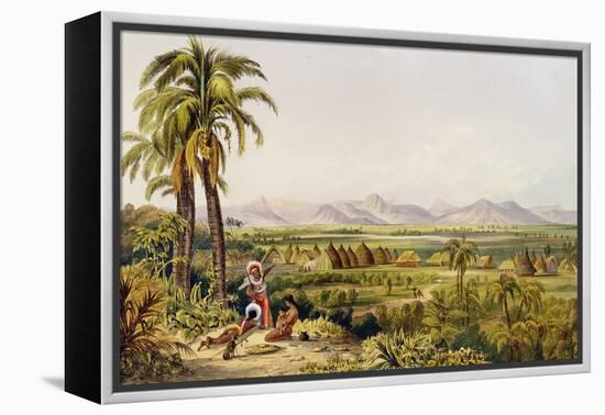 Pirara and Lake Amucu, the Site of Eldorado, Printed by Georges Barnard-Charles Bentley-Framed Premier Image Canvas