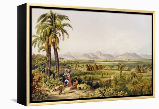 Pirara and Lake Amucu, the Site of Eldorado, Printed by Georges Barnard-Charles Bentley-Framed Premier Image Canvas