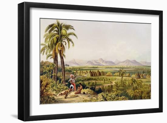 Pirara and Lake Amucu, the Site of Eldorado, Printed by Georges Barnard-Charles Bentley-Framed Giclee Print