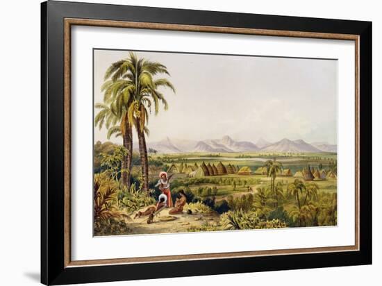 Pirara and Lake Amucu, the Site of Eldorado, Printed by Georges Barnard-Charles Bentley-Framed Giclee Print