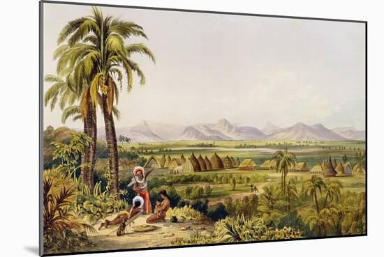 Pirara and Lake Amucu, the Site of Eldorado, Printed by Georges Barnard-Charles Bentley-Mounted Giclee Print