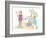 Pirate and Mermaid-Effie Zafiropoulou-Framed Giclee Print