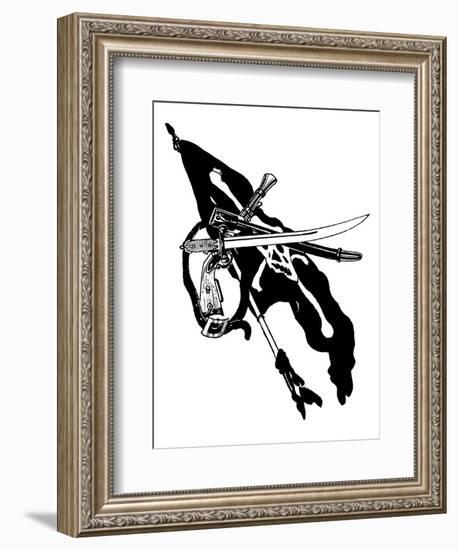 Pirate Arms, The Boys Book of Pirates-George Alfred Williams-Framed Art Print