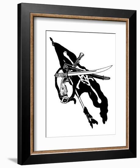 Pirate Arms, The Boys Book of Pirates-George Alfred Williams-Framed Art Print