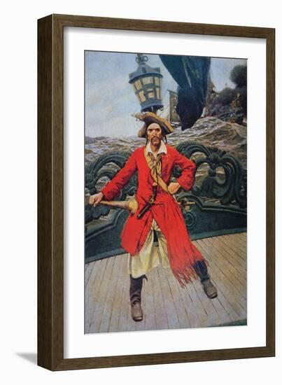 Pirate Chief-Howard Pyle-Framed Giclee Print