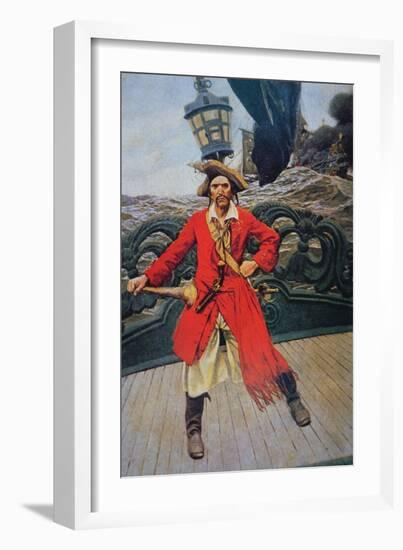 Pirate Chief-Howard Pyle-Framed Giclee Print