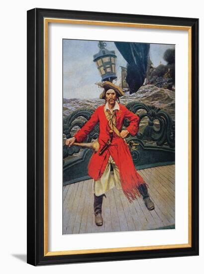 Pirate Chief-Howard Pyle-Framed Giclee Print