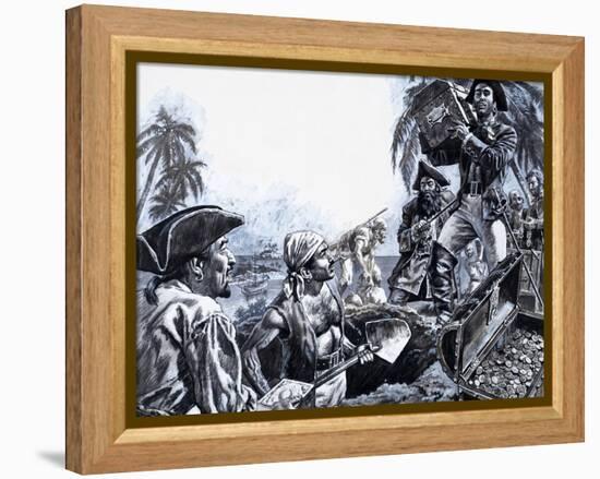 Pirate Gold, from 'The Treasure Hunters'-Payne-Framed Premier Image Canvas