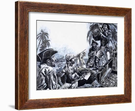 Pirate Gold, from 'The Treasure Hunters'-Payne-Framed Giclee Print