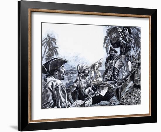 Pirate Gold, from 'The Treasure Hunters'-Payne-Framed Giclee Print