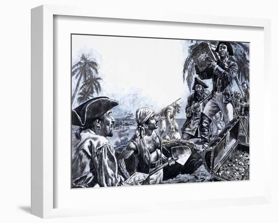 Pirate Gold, from 'The Treasure Hunters'-Payne-Framed Giclee Print