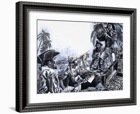 Pirate Gold, from 'The Treasure Hunters'-Payne-Framed Giclee Print