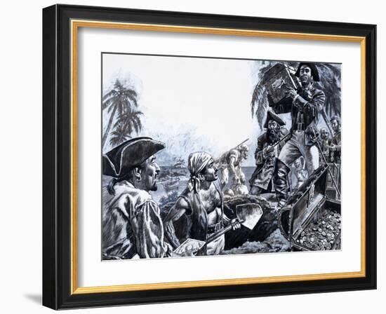 Pirate Gold, from 'The Treasure Hunters'-Payne-Framed Giclee Print