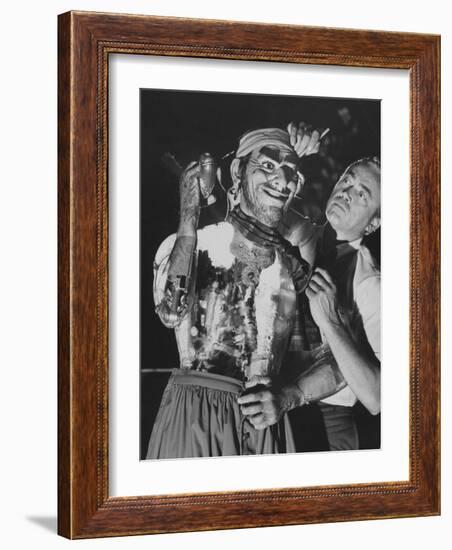 Pirate Robot in a New Disneyland Ride Called Pirates of the Caribbean-Ralph Crane-Framed Photographic Print