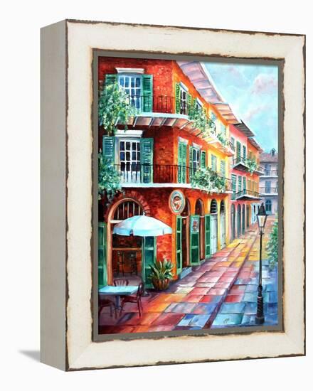 Pirate's Alley Cafe-Diane Millsap-Framed Stretched Canvas