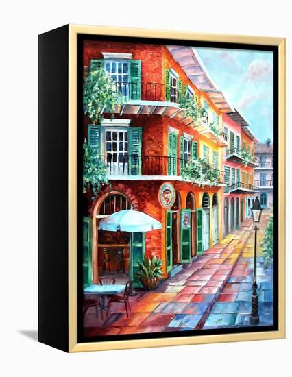 Pirate's Alley Cafe-Diane Millsap-Framed Stretched Canvas