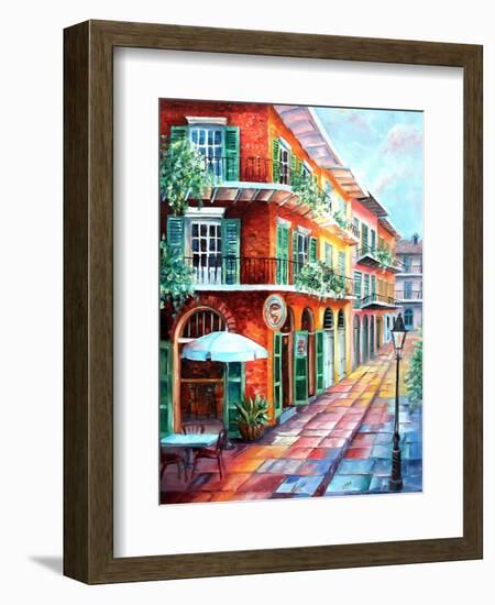 Pirate's Alley Cafe-Diane Millsap-Framed Art Print