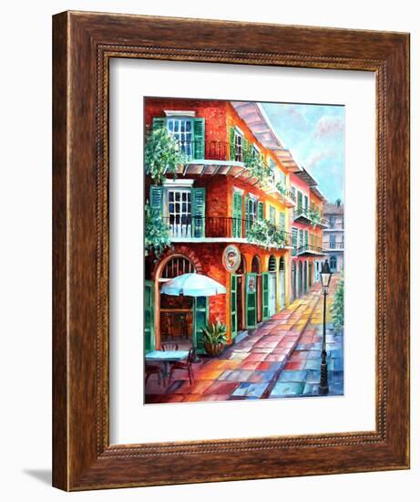 Pirate's Alley Cafe-Diane Millsap-Framed Art Print