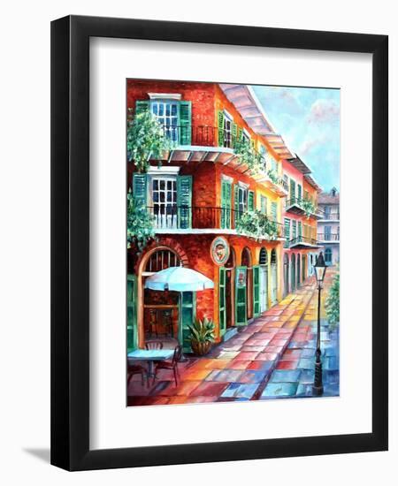 Pirate's Alley Cafe-Diane Millsap-Framed Art Print