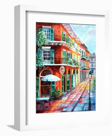 Pirate's Alley Cafe-Diane Millsap-Framed Art Print