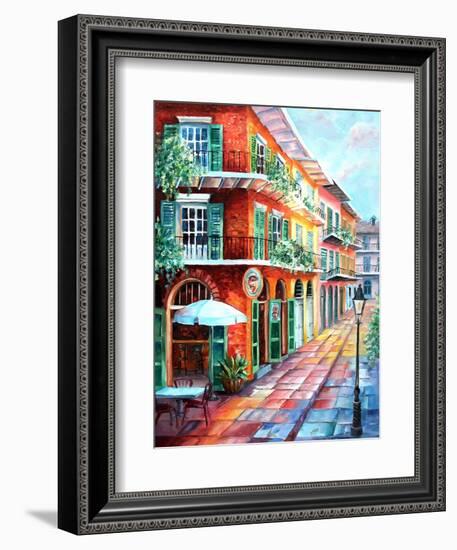 Pirate's Alley Cafe-Diane Millsap-Framed Art Print