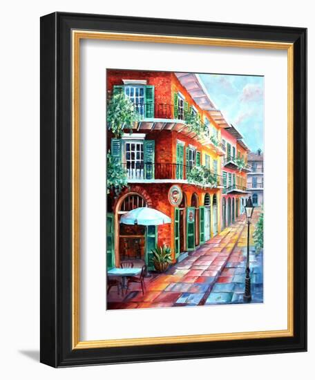 Pirate's Alley Cafe-Diane Millsap-Framed Art Print