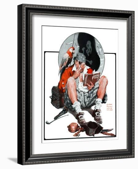 "Pirate's Love Story,"January 24, 1925-William Meade Prince-Framed Giclee Print