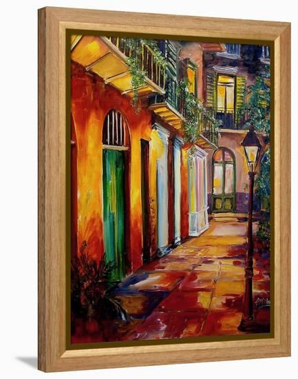 Pirates Alley By Night-Diane Millsap-Framed Stretched Canvas