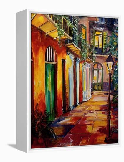 Pirates Alley By Night-Diane Millsap-Framed Stretched Canvas