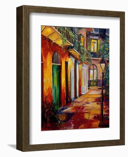 Pirates Alley By Night-Diane Millsap-Framed Art Print