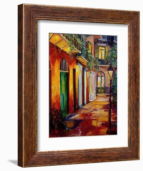 Pirates Alley By Night-Diane Millsap-Framed Art Print