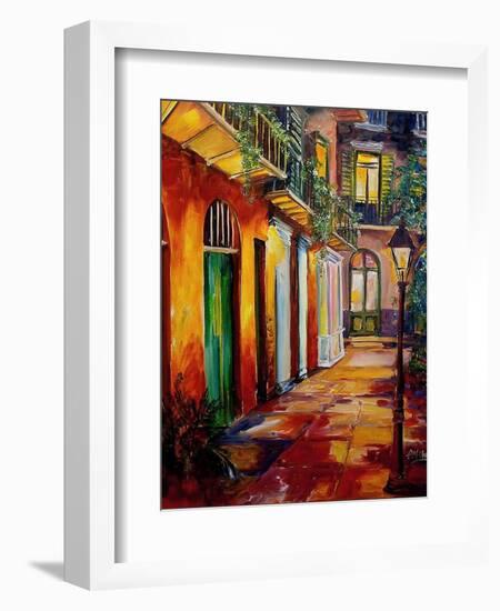 Pirates Alley By Night-Diane Millsap-Framed Art Print