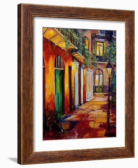 Pirates Alley By Night-Diane Millsap-Framed Art Print