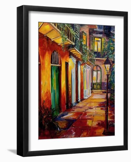 Pirates Alley By Night-Diane Millsap-Framed Art Print