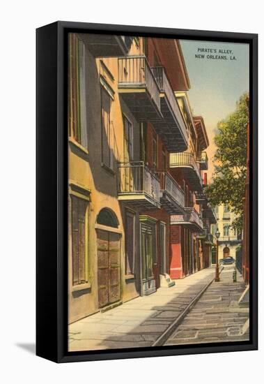 Pirates' Alley, New Orleans, Louisiana-null-Framed Stretched Canvas